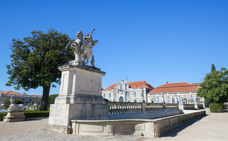 The Palace of Queluz is a Portuguese 18th-century palace located at Queluz, in Sintra Municipality, Lisbon District.のeditorial素材