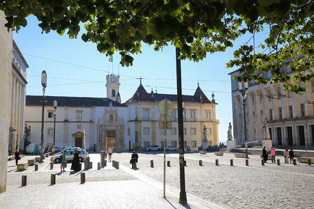 COIMBRA, PORTUGAL - JULY 31, 2016: University building of Coimbra, Portugalのeditorial素材