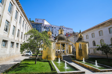 Jardim da Manga also known as Manga Cloister, in the Santa Cruz district of Coimbra, Portugal.のeditorial素材