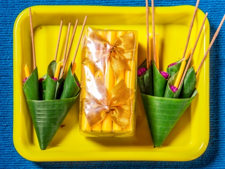 accessories for worship master ceremony in Thailandの写真素材