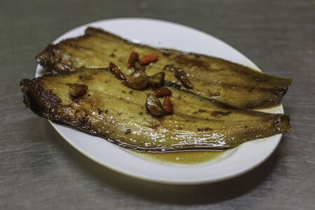 Flounder fish grilledの写真素材