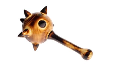 Bulawa (cold weapon) on white backgroundの写真素材