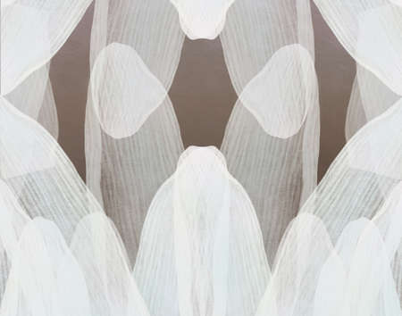 Painting of white flowers background, abstract nature artwork, drawing illustration, art