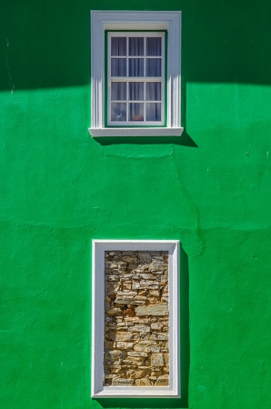 Green Window Detail.の写真素材