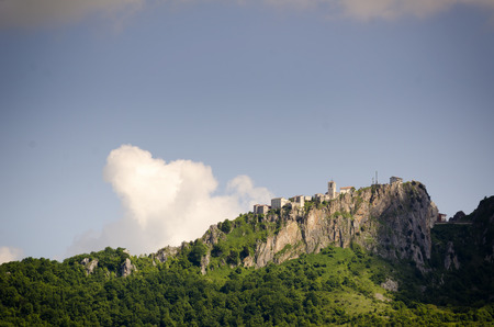 a nice view of italian landscape, abruzzoの写真素材