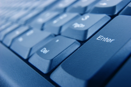 Enter button on keyboardの写真素材
