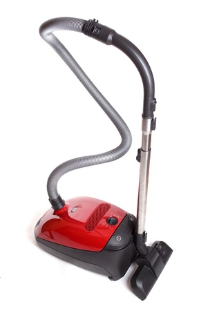 Vacuum cleaner isolated on white backgroundの写真素材