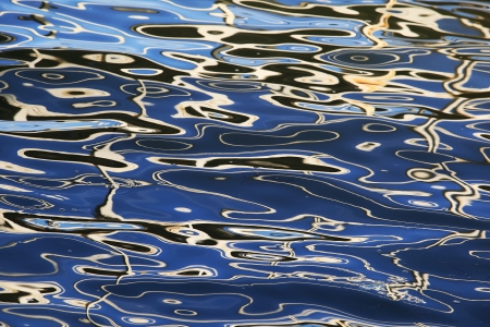 Abstract texture on water surfaceの写真素材