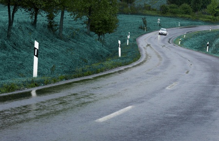 Road after rain