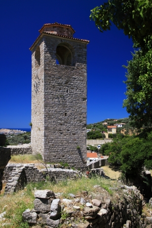 Tower in Stari Bar Montenegroの写真素材