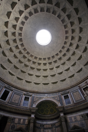 Inside the Pantheon, Rome, Italyのeditorial素材