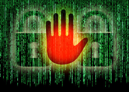 Internet secureの写真素材