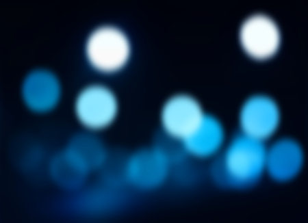 Blue defocused spots Useful as abstract backgroundの写真素材