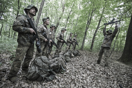 Hungary, Orfu - May 02, 2018: Elite Challenge is a program designed both for civilians and professionals who want to try out what it feels like to get through Special Forces selectionのeditorial素材
