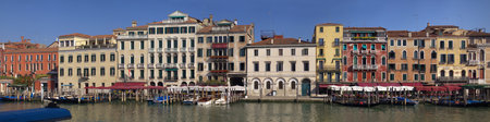 Venice, Italy - June 16, 2019.: Tourists visit in Venice Panorama view house of Veniceのeditorial素材