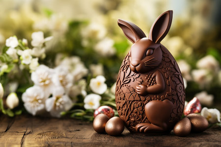 Sweet Easter Delight: Bunny Chocolate Blissの素材
