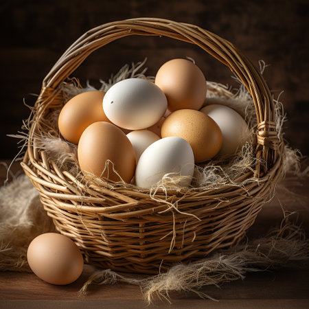 Nestled Eggs: A Culinary Canvasの素材