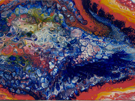 abstract photography of fluids handmade with paints and oils and different compositions and...