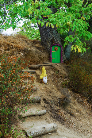 03/10/2022 parauta malaga enchanted forest elves at the door of your tree houseの写真素材