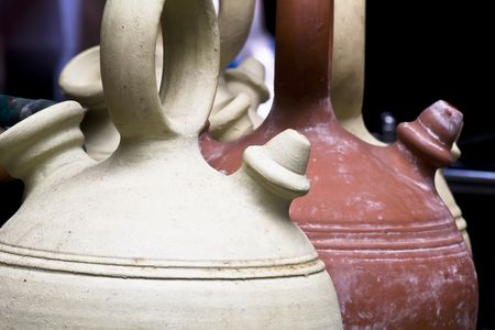 Spanish typical jar, very good for keep water fresh.の写真素材