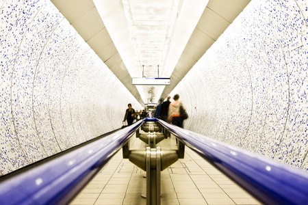 Urban underground in high tone.の写真素材