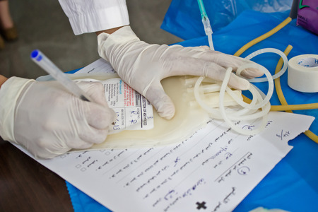 blood donation applicationのeditorial素材