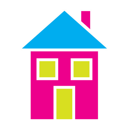 House icon vector isolated in white background.のイラスト素材