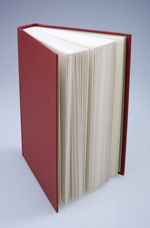 Red book with hardcover, for design layoutの写真素材