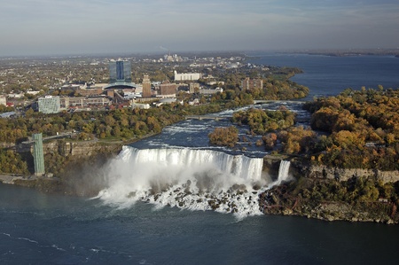 Niagara Falls, American Fallsの写真素材