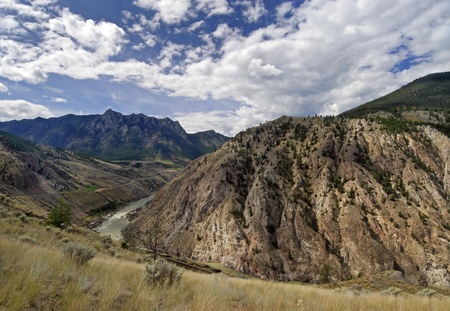 Marble Canyon and Fraser Riverの写真素材
