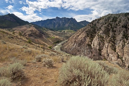 Marble Canyon and Fraser Riverの写真素材