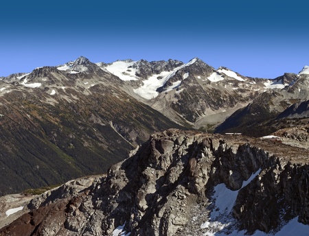 Singing Pass in Coast Mountains, British Columbia, Canadaの写真素材