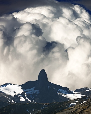 Black Tusk Abstractの写真素材