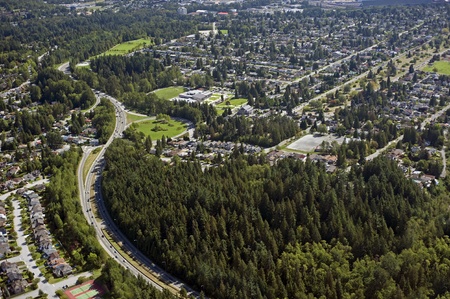 Highway in the City of North Vancouverの写真素材
