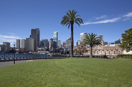 Sydney Harbour and downtown, Australiaのeditorial素材
