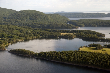 Gulf Islands - Saturna Island and Samuel Islandの写真素材
