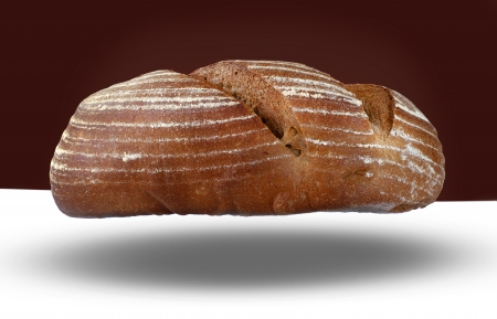Bread - loaf of dark rye souerdough bread