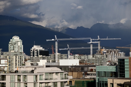 Construction in the cityの写真素材