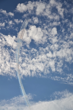 Aerobatic planesの写真素材