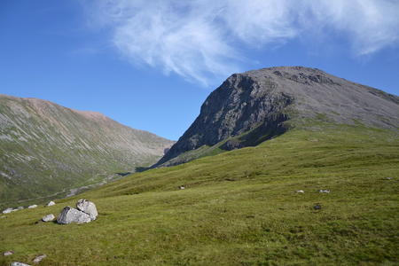 Meall an t-Suidhe , hill on a way to Ben Nevis の写真素材