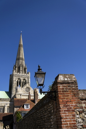 Cathedral Church of the Holy Trinity in Chichester, Englandの写真素材