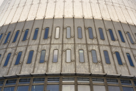 Detail of telecommunication transmitters tower on Jested, Liberec, Czech Republicの写真素材