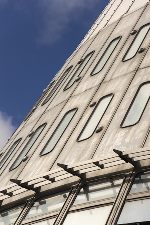 Detail of telecommunication transmitters tower on Jested, Liberec, Czech Republicの写真素材