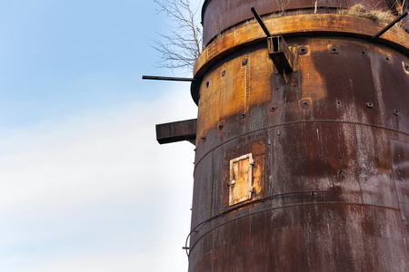 Lime kilns in Kladno, Czech Republic, National cultural monumentの写真素材
