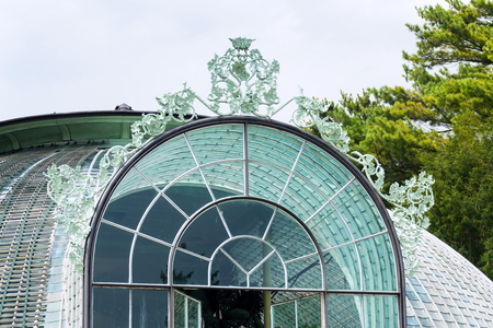 Greenhouse orangery, Lednice castle,  heritage site, Moravia, Czech Republicのeditorial素材
