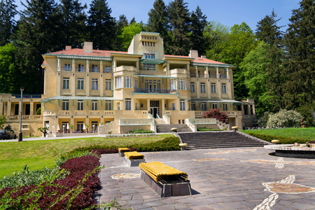 Bedrich Smetana House, spa Luhacovice, Zlin region, Moravia, Czech Republicのeditorial素材
