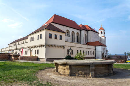 Beautiful Spilberk castle exterior, Brno, Southern Moravia, Czech Republic, sunny dayのeditorial素材