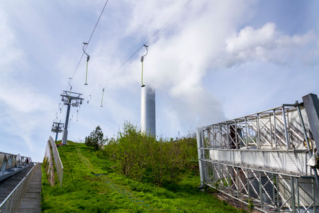 Energy plant with public recreational facility Amager Bakke in Copenhagen, Denmark