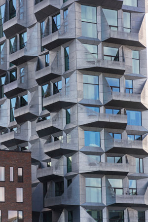 Residential building The Silo at Nordhavn, Copenhagen, Denmark, Europe