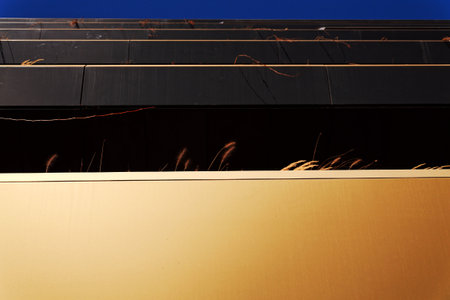 Masarycka MSD Masaryk Station Development office and retail building by Zaha Hadid Architects with golden facade on November 19, 2025 in Prague, Czech Republic.のeditorial素材